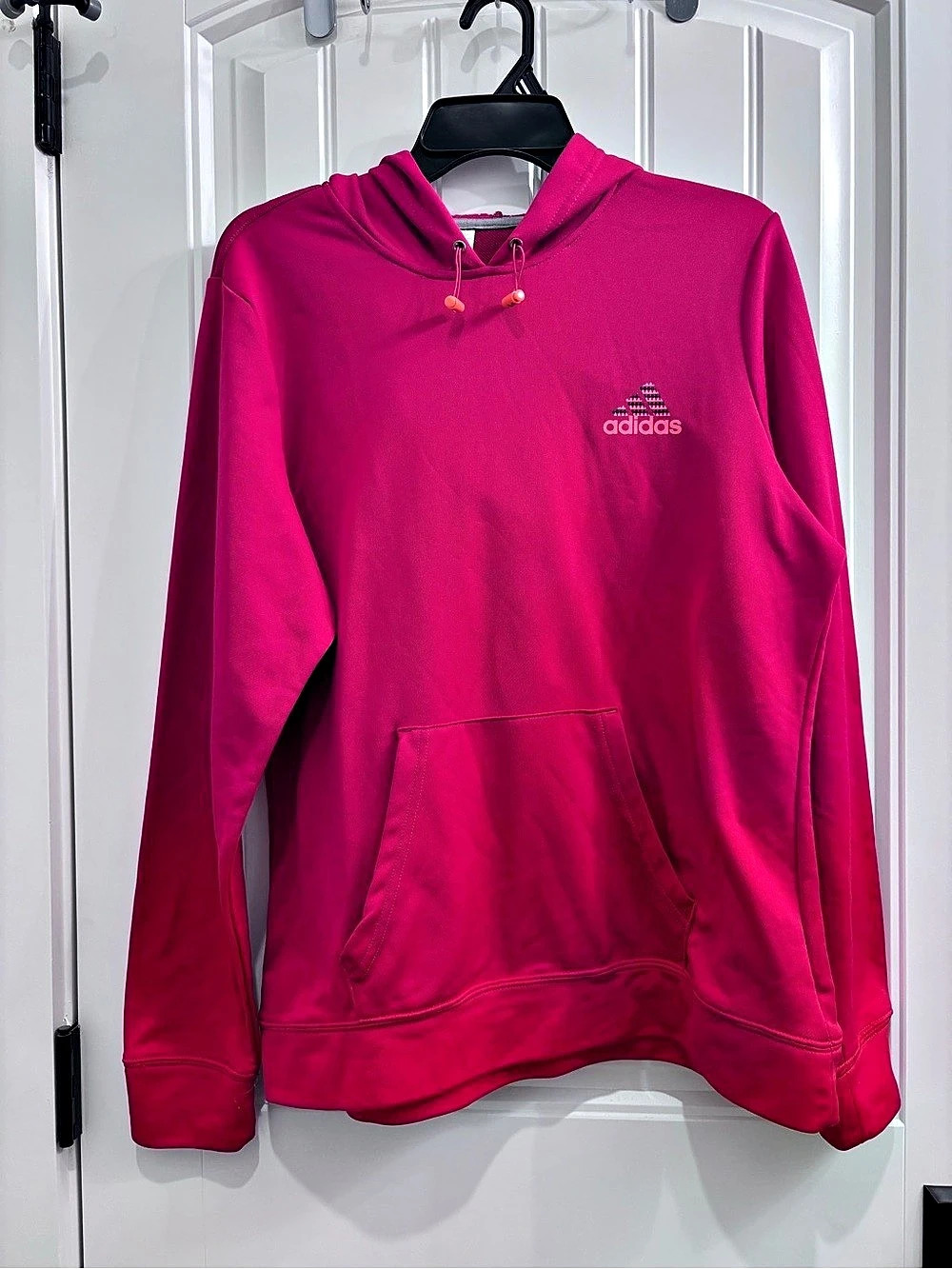 adidas Pink Hoodie Size Large Like New